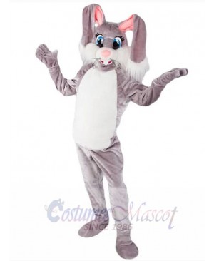 Funny Long-eared Bunny Rabbit Mascot Costume Animal