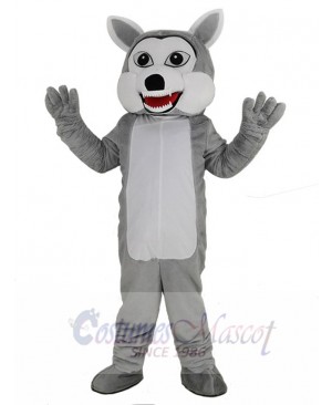 Funny Gray Wolf Mascot Costume Animal