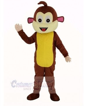 Brown Monkey Mascot Costume Adult