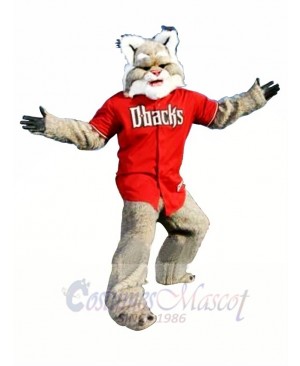 Baseball Bobcat Mascot Costume  