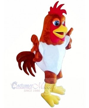 Strong Rooster Mascot Costumes Cartoon
