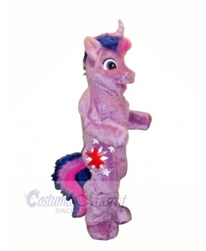 Purple Pony Horse Mascot Costumes Cartoon