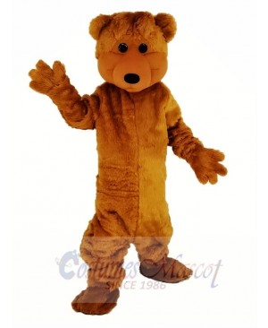 Brown Foolish Bear Mascot Costume