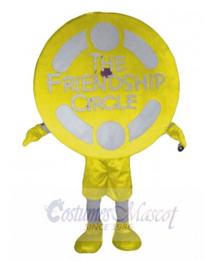 Yellow Friendship Circle Mascot Costume