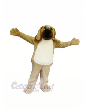 Brown Hound Dog Mascot Costumes Cartoon	