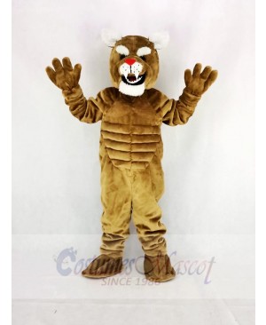 Power Brown Cougar Mascot Costume College