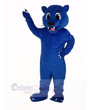 Blue Panther Leopard Mascot Costume Animal