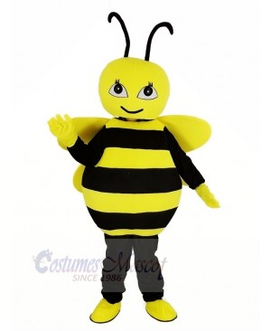 Yellow Little Bee Mascot Costume Animal
