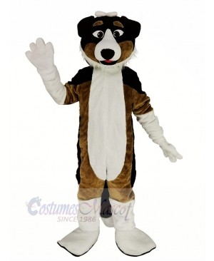 Black and Brown Shepherd Dog Mascot Costume Animal