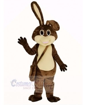 Brown Easter Bunny Rabbit Mascot Costume