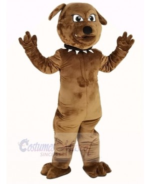 Brown Bulldog Mascot Costume Animal