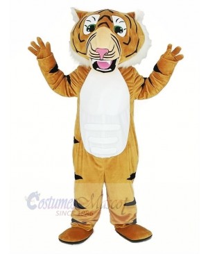 Super Muscle Tiger Mascot Costume Animal