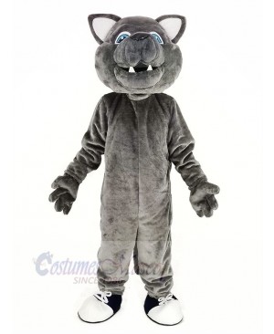 Gray Wolf Mascot Costume Animal