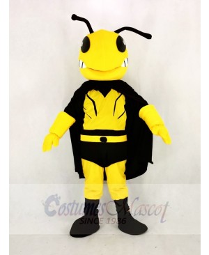 Cool Hero Bee Mascot Costume Cartoon