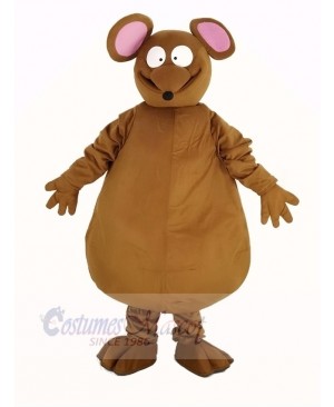 Brown Mouse Mascot Costume