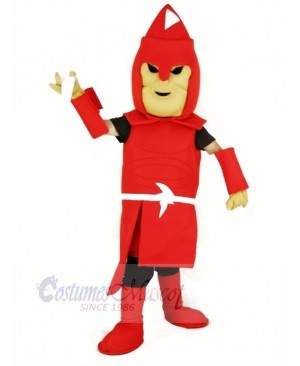 Red Titan Spartan Mascot Costume Adult	