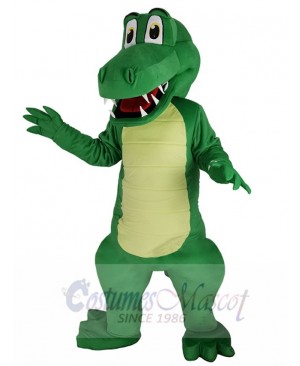 Robust Green Alligator Mascot Costume Animal