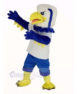 Cool Blue Eagle Mascot Costume Animal