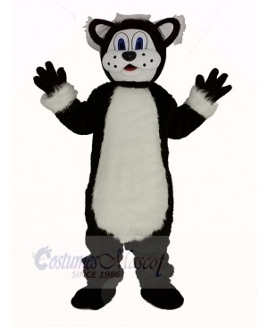 Black and White Fat Cat Mascot Costumes Animal