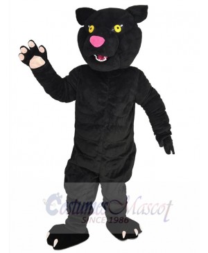 Power Muscles Black Panther Mascot Costume Animal