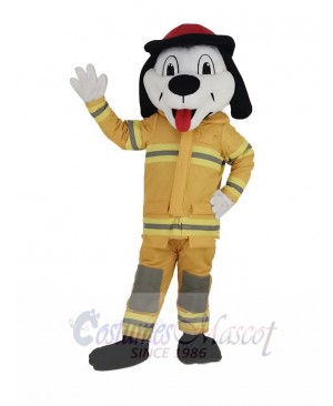 Fire Department Dog Mascot Costume Animal