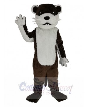 Brown Otter Mascot Costume Animal