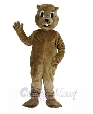 Brown Groundhog Mascot Costume Animal