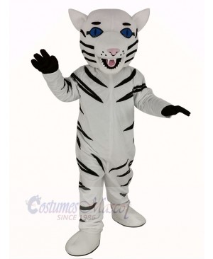 Fierce White Tiger Mascot Costume Animal