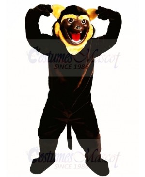 Black Fierce Wolf Wolverine Mascot Costumes 