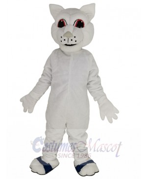 Sturdy White Squirrel Mascot Costume Animal