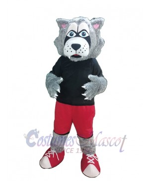 Adorable Wolf Mascot Costume Animal