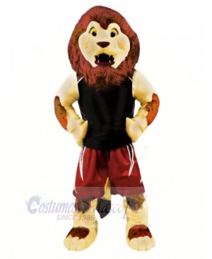 Brown Sport Lion Mascot Costumes Animal