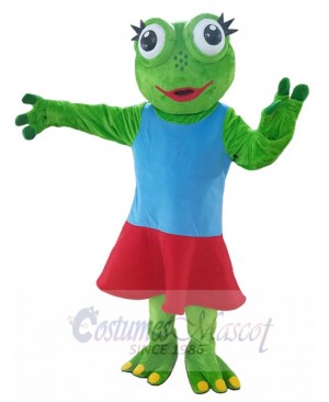 Girl Frog Mascot Costume For Adults Mascot Heads