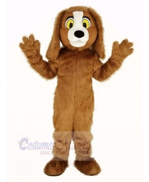 Brown Furry Dog Mascot Costume Animal