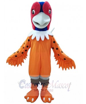 Orange Pheasant Mascot Costume Animal