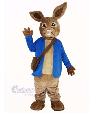 Peter Rabbit in Blue Coat Mascot Costume