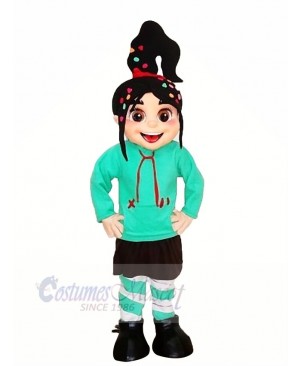 Cute Girl Vanellope Mascot Costumes Cartoon