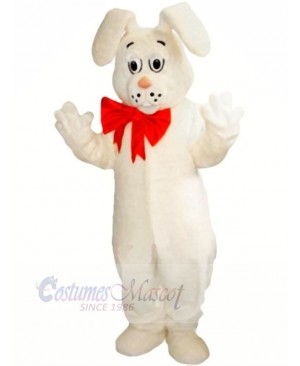 White Lightweight Rabbit Mascot Costumes Cartoon