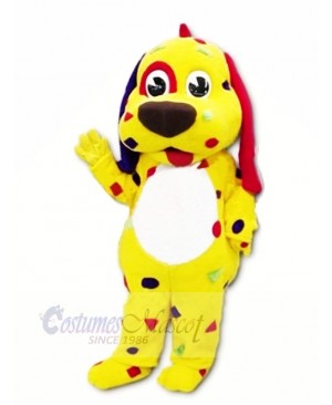 Yellow Puppy Dog Mascot Costumes Cartoon