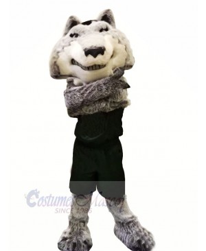 College Sport Wolf Mascot Costumes Cartoon