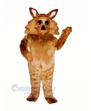 Brown Wolf Mascot Costumes Cartoon	