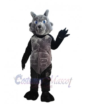 Powerful Muscle Wolf Mascot Costume Animal