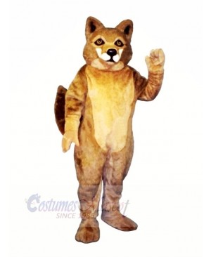 Strong Brown Wolf Mascot Costumes Cartoon