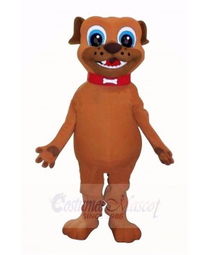 Brown Puppy Dog Mascot Costume Cartoon
