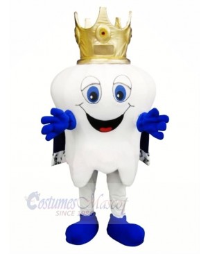 Happy Tooth Mascot Costume Cartoon