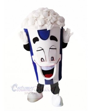 Happy Popcorn Mascot Costume Cartoon	 