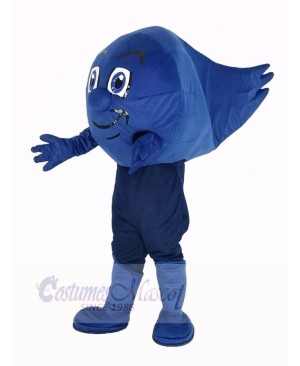 Blue Comet Mascot Costume