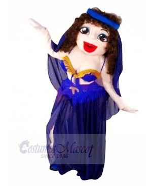 Dancing Beauty with Big Eyes Mascot Costume People