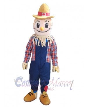 Scarecrow Farmer Man Mascot Costume People