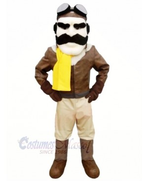 High Quality Aviator Mascot Costume People